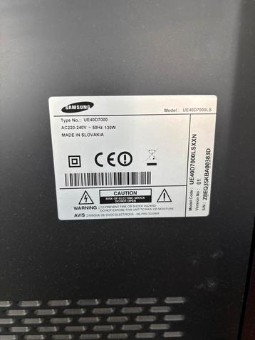 Samsung UE40D7000LS 40 inch Smart TV beschikbaar voor biedingen
