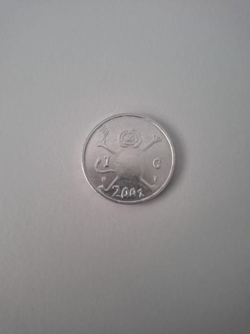 1 Gulden 2001 Beatrix Loeki de Leeuw, Postzegels en Munten, Munten | Nederland, Losse munt, 1 gulden, Koningin Beatrix, Ophalen of Verzenden