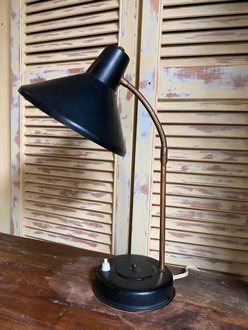 Stoere Vintage jaren 50 lamp industriële bureaulamp 