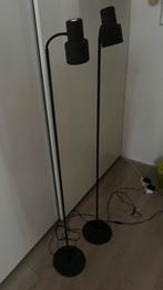 Twee vloerlampen, antraciet, verstelbaar, Ophalen, Gebruikt, 100 tot 150 cm, Metaal