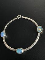 Zilveren vintage armband met opalen, Ophalen of Verzenden, Zo goed als nieuw, Zilver