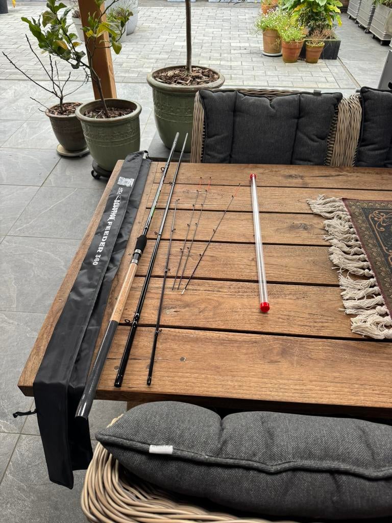 nieuwe arca devotion feeder hengels 3,6m en -60 gram, Watersport en Boten, Hengelsport | Witvissen, Nieuw, Werphengel, Ophalen of Verzenden