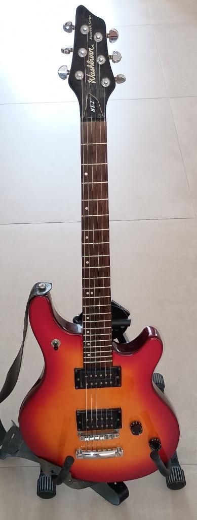 Washburn BT-2 Mavericks series sunburst (Grover tuners), Muziek en Instrumenten, Snaarinstrumenten | Gitaren | Elektrisch, Gebruikt