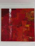 Mooi abstract schilderij van kunstenaar Ineke Spork, Antiek en Kunst, Kunst | Schilderijen | Abstract, Ophalen
