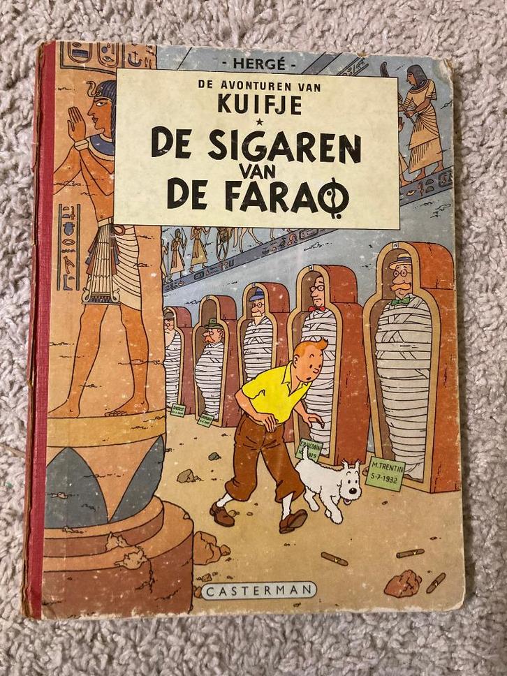 KUIFJE - Nr. 3 - Sigaren van de Farao - HC - 1e Reeks (1956), Boeken, Stripboeken, Gelezen, Eén stripboek, Ophalen of Verzenden