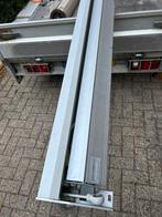 Zonnescherm 5,5m breed handbediend, Ophalen, Gebruikt, 450 cm of meer, 150 tot 300 cm