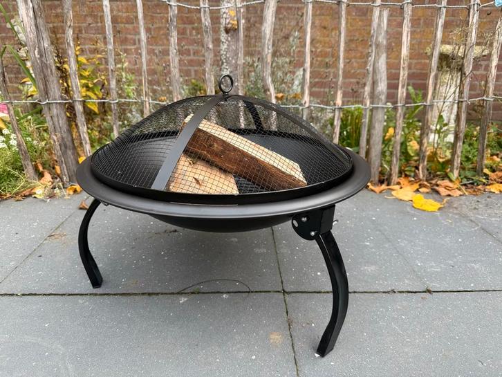 Nieuwe Inklapbare Vuurkorf/BBQ, Tuin en Terras, Vuurkorven, Nieuw, Vuurkorf, Ophalen of Verzenden
