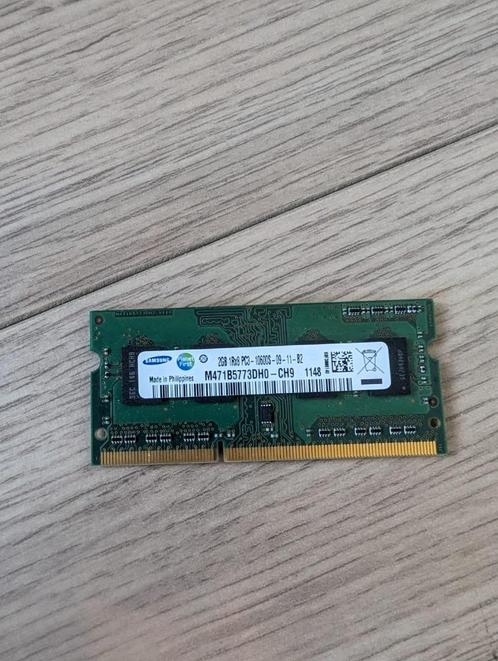 Samsung DDR3 (SODIMM) 2GB 1.333, Computers en Software, RAM geheugen, Gebruikt, Laptop, 2 GB, DDR3, Ophalen