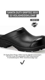 SANITA DUTY GRIPTEC 3010 VEILIGHEIDS/WERKKLOMP NIEUW MAAT 43, Klompen, Verzenden, Zwart, Nieuw