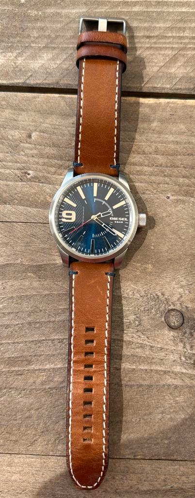 Diesel DZ-1898, Sieraden, Tassen en Uiterlijk, Horloges | Heren, Zo goed als nieuw, Overige merken, Staal, Ophalen of Verzenden