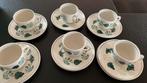 Groen boerenbont koffiekopjes, Nieuw, Ophalen of Verzenden, Kop(pen) en/of Schotel(s), Aardewerk