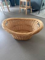 Rieten Mand Ovaal met Handvatten, Huis en Inrichting, Woonaccessoires | Schalen en Manden, Ophalen, Gebruikt, Mand, Riet