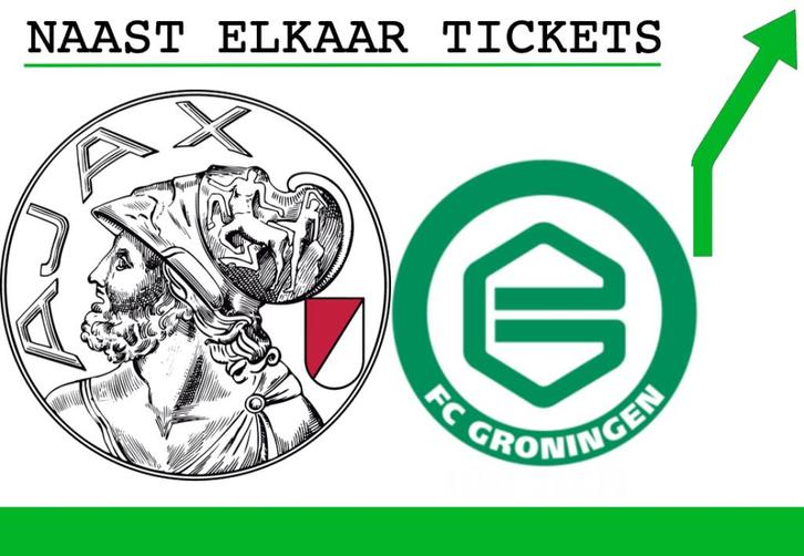 3 Tickets Ajax - Groningen: 3 naast elkaar kaarten, Tickets en Kaartjes, Sport | Voetbal, Twee personen, November