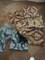 Sierkussens 45x45 - 5x Goud & 3x Groen, Ophalen of Verzenden, Gebruikt, Overige kleuren, Vierkant
