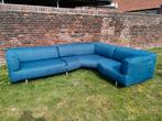 Cassina MET 250 hoekbank, 4 jaar oude bekleding. Blauw, Ophalen of Verzenden, Vierpersoons of meer, Stof
