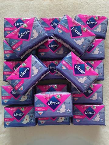 20 pakjes Libresse maxi+ met vleugels maandverband beschikbaar voor biedingen
