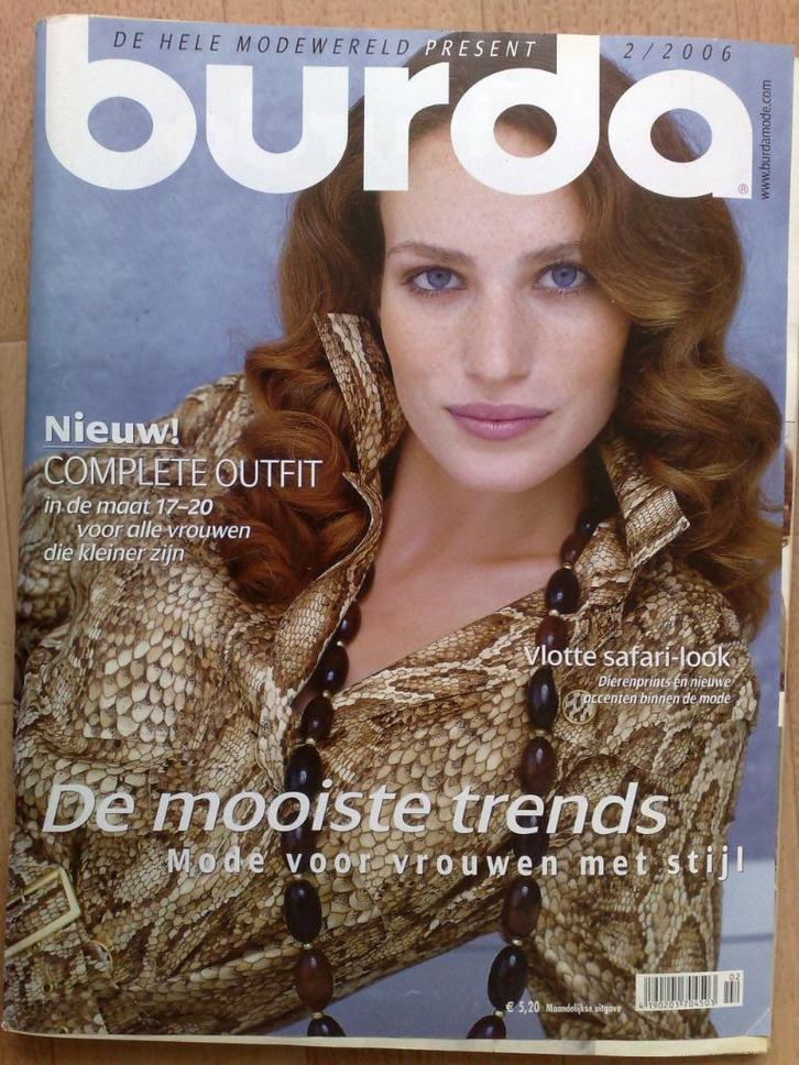 Burda februari nr. 2 / 2006 , o. a. communie kleren, Hobby en Vrije tijd, Kledingpatronen, Nieuw, Burda, Verzenden