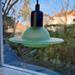 Danish Design, design light hanglampje. Ufo lampje, Ophalen of Verzenden, Zo goed als nieuw, Glas, Deens design, jaren 80, Space Age. Modern