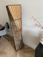 Vintage bamboe vloerlamp, Huis en Inrichting, Lampen | Vloerlampen, 100 tot 150 cm, Ophalen