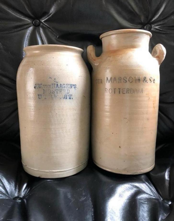OUDE MOSTERD OF CONSERVEN POT, Antiek en Kunst, Antiek | Keramiek en Aardewerk, Ophalen of Verzenden