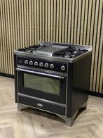 Prachtig Luxe Boretti Majestic Fornuis 90cm + FRYTOP, Zo goed als nieuw, Vrijstaand, Gas