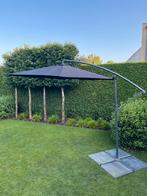 zweefparasol inclusief zware tegels, Tuin en Terras, Ophalen, 2 tot 3 meter, Zweefparasol, Verstelbaar