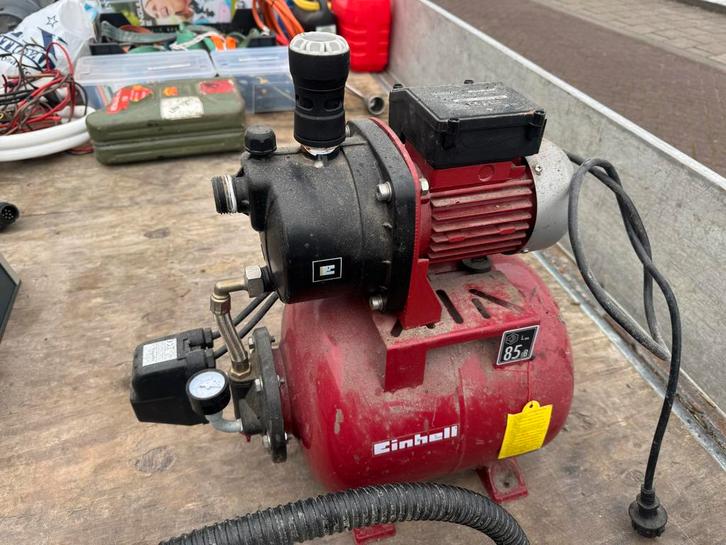 Hydrofoorpomp/Bronpomp met Expansievat 20 liter - Einhell, Tuin en Terras, Waterpompen, Gebruikt, Elektrisch, Hydrofoorpomp, Ophalen