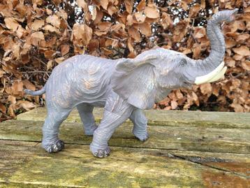 beeldnr 1 schitterende levensechte grote grijs olifant beeld beschikbaar voor biedingen