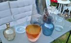 DIVERSE GLAZEN VAZEN, Overige kleuren, Ophalen of Verzenden, Minder dan 50 cm, Glas