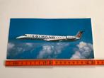 Ansichtkaart Embraer vliegtuig Crossair, Ophalen of Verzenden, Zo goed als nieuw, Kaart, Foto of Prent