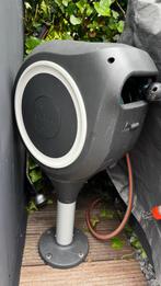 Gardena roll up 15 meter grijs/wit inclusief voet, Tuin en Terras, Tuinslangen, Ophalen, Gebruikt