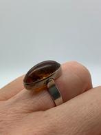 X371 Prachtige zilveren ring fischland maat 17,5, Sieraden, Tassen en Uiterlijk, Antieke sieraden, Ophalen of Verzenden, Zilver