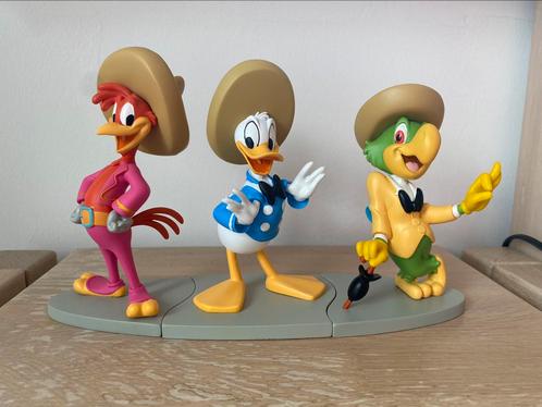 De drie Caballero’s beeld - Disney Donald Duck Mickey mouse, Verzamelen, Disney, Nieuw, Beeldje of Figuurtje, Donald Duck, Ophalen of Verzenden