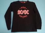 Zwart shirt AC/DC High Voltage van Zeeman Maat 122/128, Zeeman, Gebruikt, Jongen of Meisje, Ophalen of Verzenden