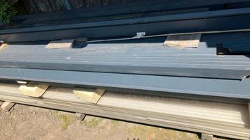 Aluminium overkapping antraciet voor montage om hoek. 9x6 m beschikbaar voor biedingen