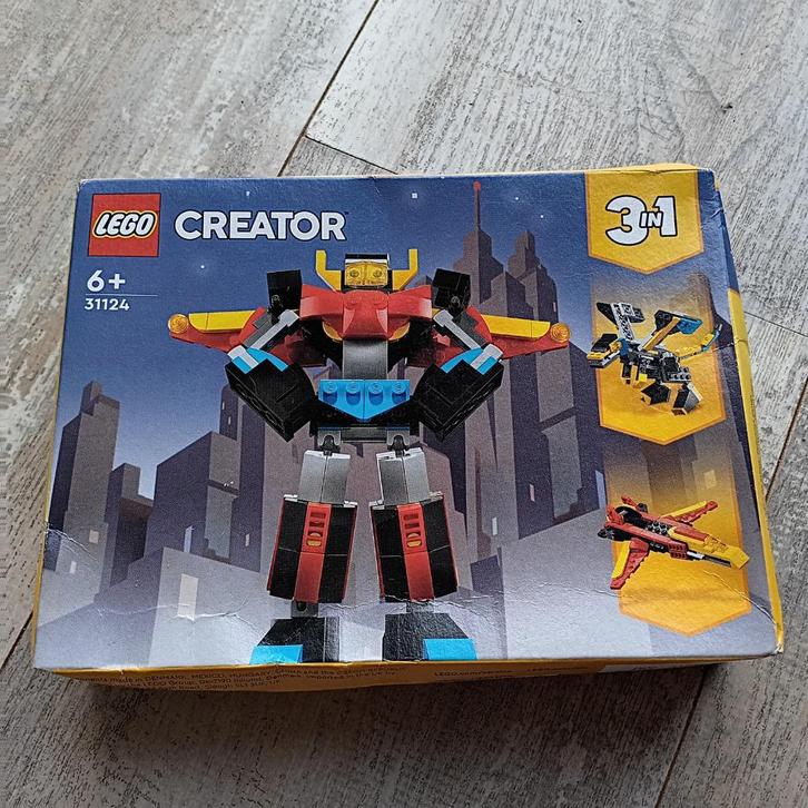 Lego Creator 3124 superrobot, Kinderen en Baby's, Speelgoed | Duplo en Lego, Nieuw, Lego, Complete set, Ophalen of Verzenden