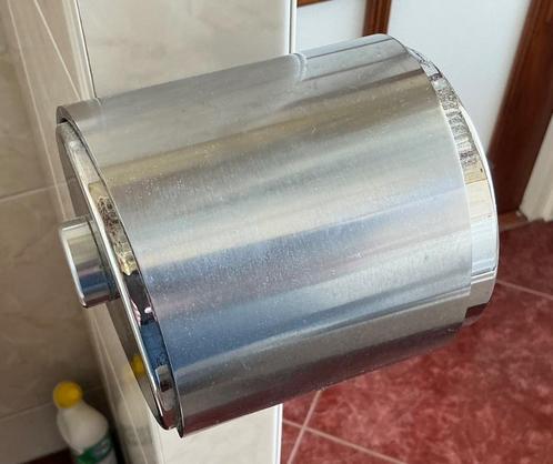 Wc rol houder, RVS, Huis en Inrichting, Badkamer | Badtextiel en Accessoires, Gebruikt, Overige typen, Overige kleuren, Ophalen of Verzenden