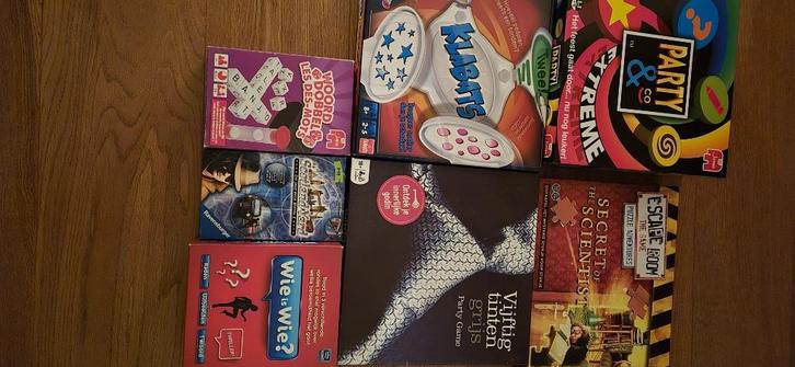 Diverse gezelschapsspelletjes, Hobby en Vrije tijd, Gezelschapsspellen | Bordspellen, Gebruikt, Een of twee spelers, Drie of vier spelers