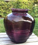 Art Deco Glazen Vaas - Verrerie Doyen, Huis en Inrichting, Woonaccessoires | Vazen, Ophalen, Gebruikt, Overige kleuren, Glas