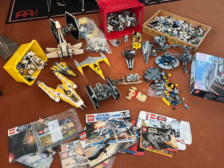 Grote Lego Star Wars Partij met Minifiguren, Kinderen en Baby's, Speelgoed | Duplo en Lego, Gebruikt, Lego, Losse stenen, Ophalen of Verzenden
