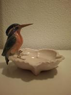 Jugendstil Porseleinen IJsvogel op Schaal, Ophalen of Verzenden