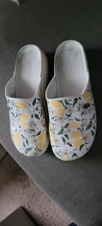 Medische Klompen Dina - Leuke Print! Maat 39., Wit, Ophalen of Verzenden, Werkschoenen, Gedragen