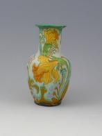 Platelen vaas tegel- en faiencefabriek Amphora Oegstgeest, Antiek en Kunst, Antiek | Keramiek en Aardewerk, Ophalen