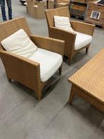 Mooie Wicker Tuinset - Altijd Binnen Gestaan!, Tuin en Terras, Tuinsets en Loungesets, Ophalen, 4 zitplaatsen, Zo goed als nieuw