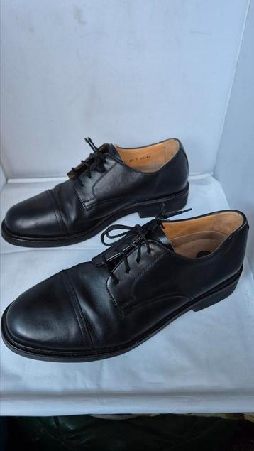 Van Lier sportsline zgan leren schoenen zwart mt 9,5 / 44 beschikbaar voor biedingen