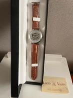 Louis Valon horloge heren zgan!, Overige merken, Leer, Staal, Ophalen of Verzenden