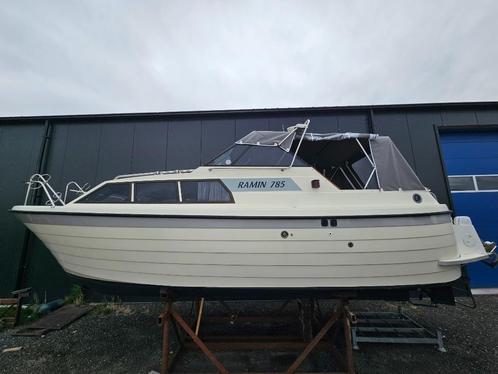 RAMIN 785 met Boegschroef en Nieuwe Tent (Noorse spitsgatter, Watersport en Boten, Motorboten en Motorjachten, Gebruikt, Polyester