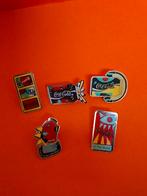 5 mooie COCA COLA PINS, Verzamelen, Speldjes, Pins en Buttons, Ophalen of Verzenden, Gebruikt, Merk