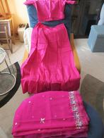origineel Sari India, Nieuw, Ophalen of Verzenden, Onbekend, Roze