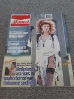 8.Aktueel 1986. Sandra Wey. Willem Ruis. Rinus Spoor. Lacost, Verzamelen, Tijdschriften, Kranten en Knipsels, Ophalen of Verzenden